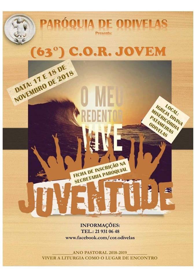 COR Jovem 17 e 18 Nov