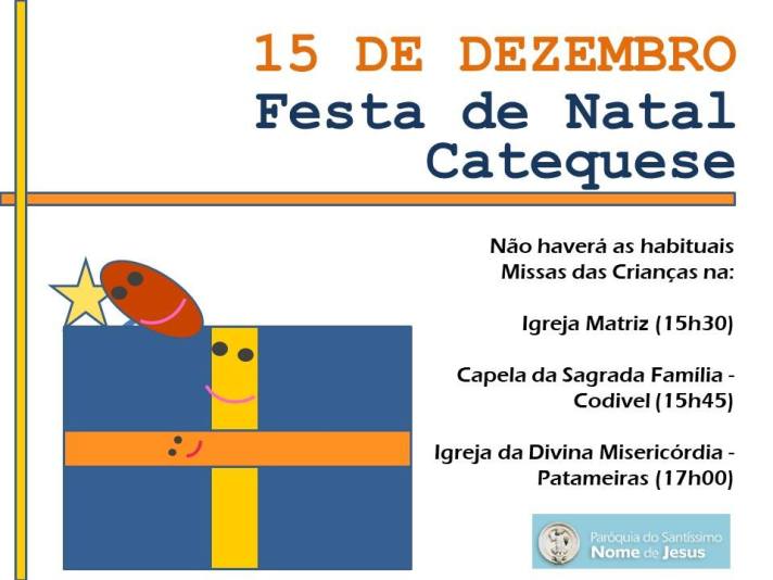 festa da catequese dez2018