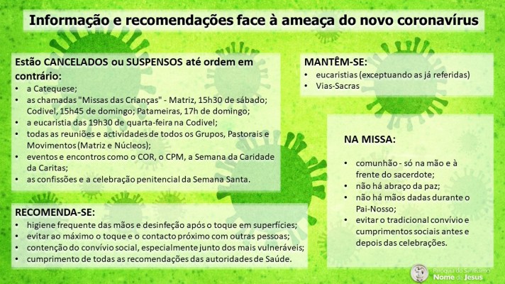 Recomendações-coronavírus